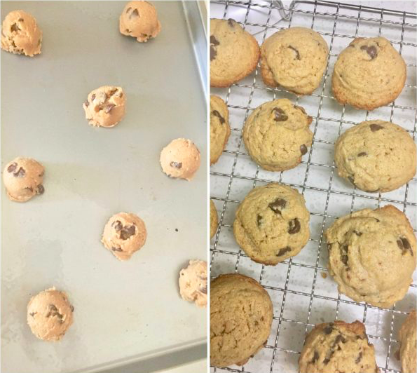 clean chocolate chip cookies