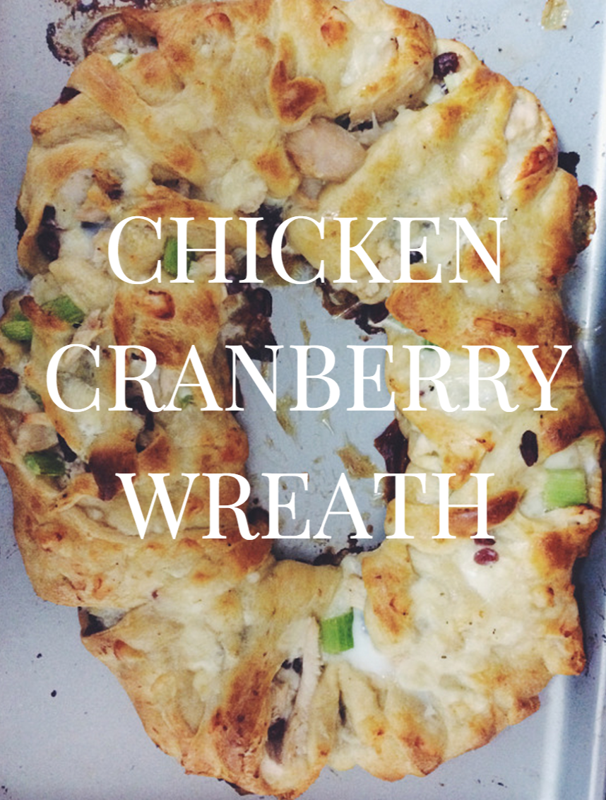 chicken cranberry wreath