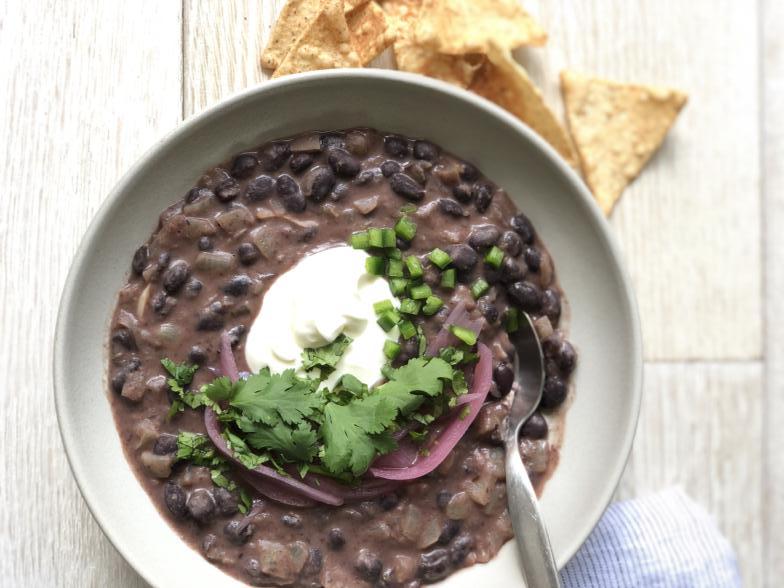 black bean soup