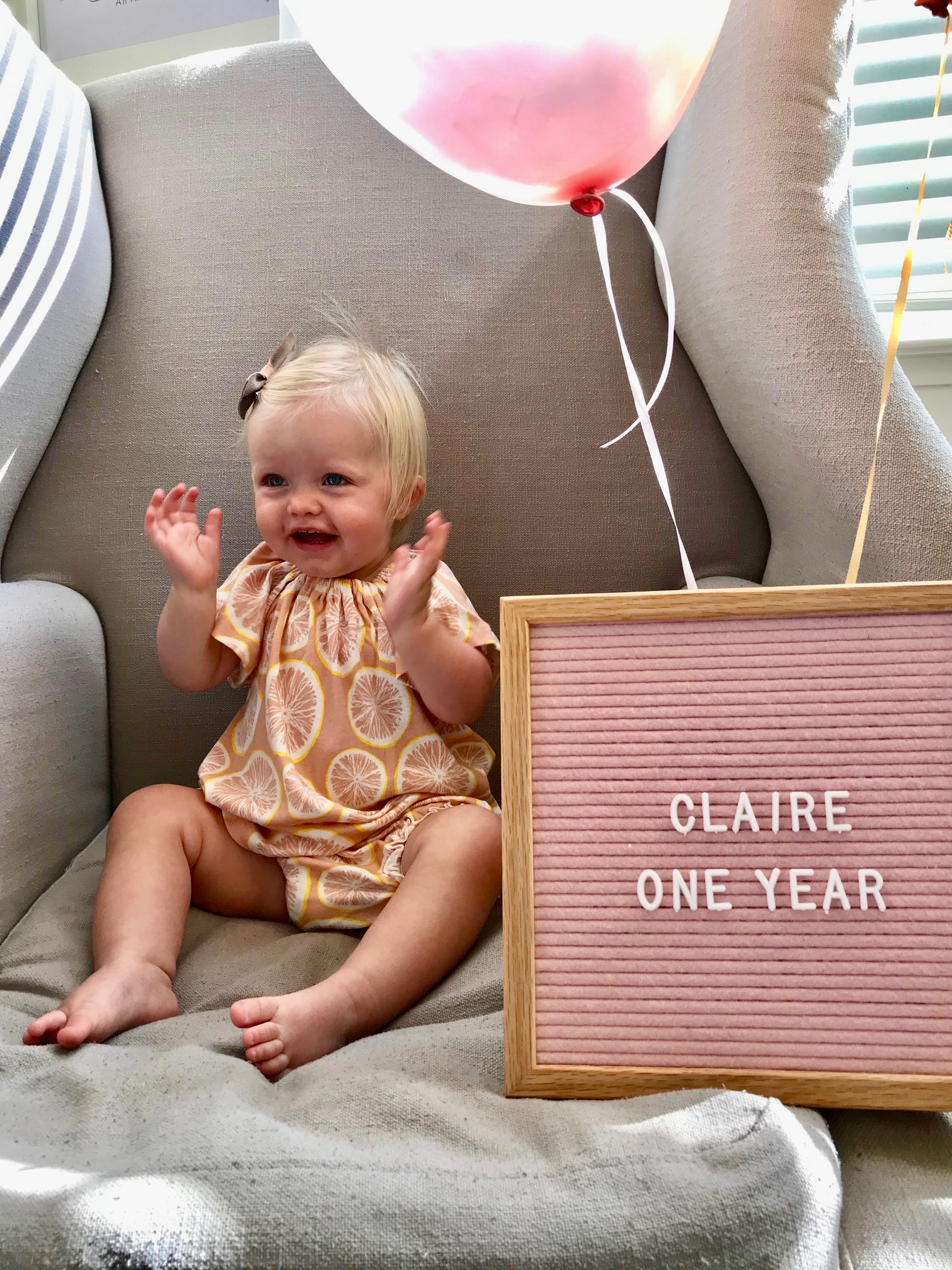claire one year
